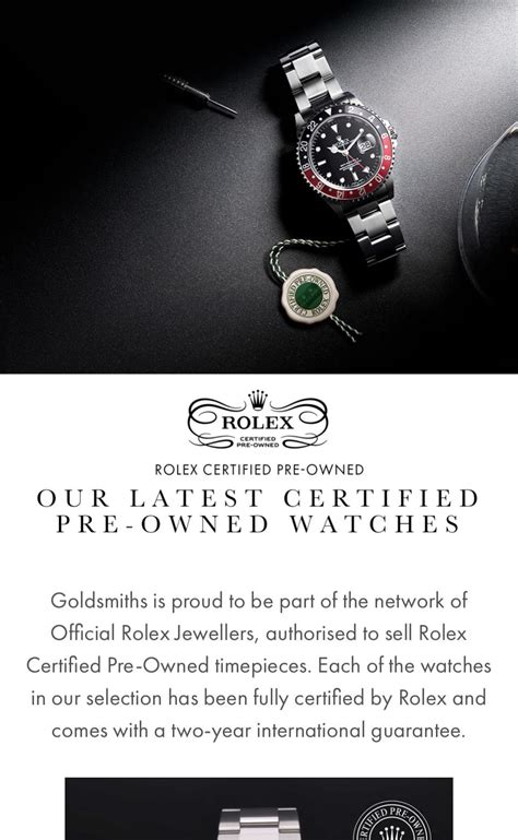 buying a rolex from goldsmiths|rolex pre owned uk.